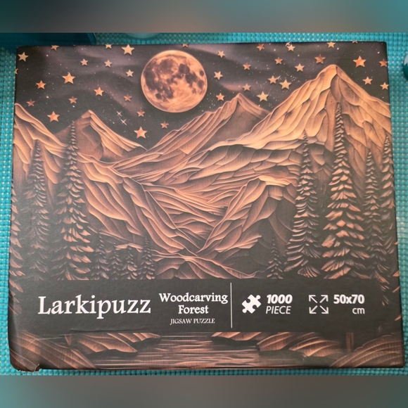 Larkipuzz Other - Forest Woodcarving Jigsaw Puzzle, NIB, 1000pc